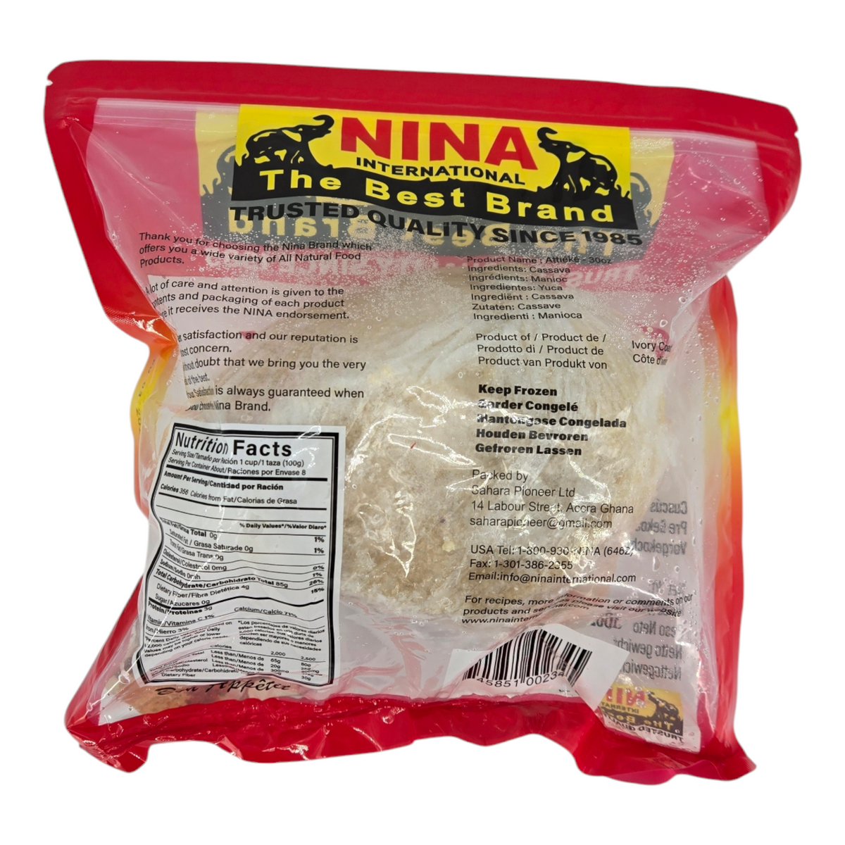 Attieke -Nina (Pre Cooked Grated Cassava)