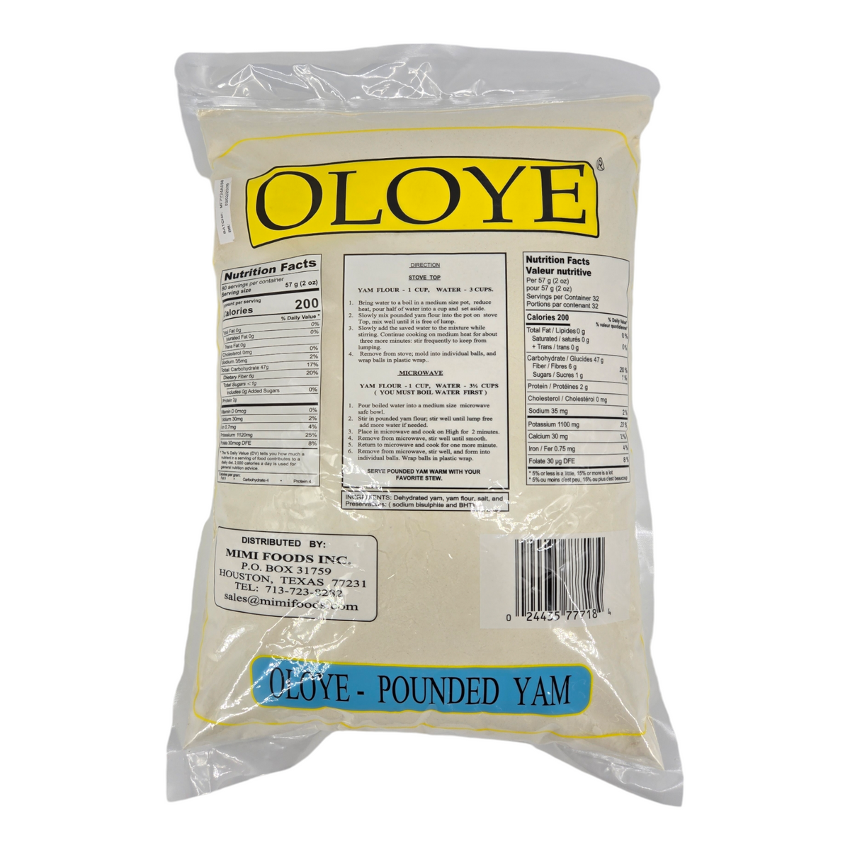 OLOYE -Pounded Yam Flour